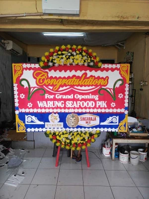 Papan Bunga di Pajajaran Bogor
